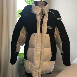 Vintage FIRST DOWN Black & White Winter Jacket